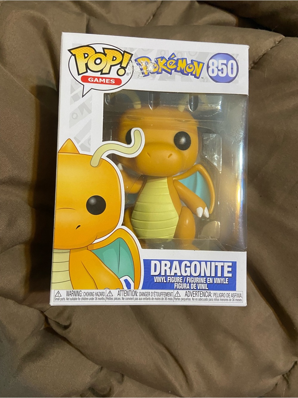 Funko Pop! Games Pokémon Dragonite Vinyl Figure - Orange & Green
